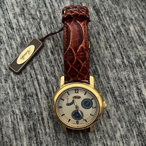 Luxury Brown and Gold Watch